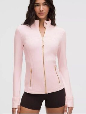 Define Jacket Nulu Pink Zip-Up Jacket